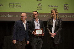 lvaro de Czar pide ms historias de formato largo al recibir el Premio Porquet